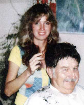 Mary Tregaskis and Dr. Haley, Kwajalein, MI